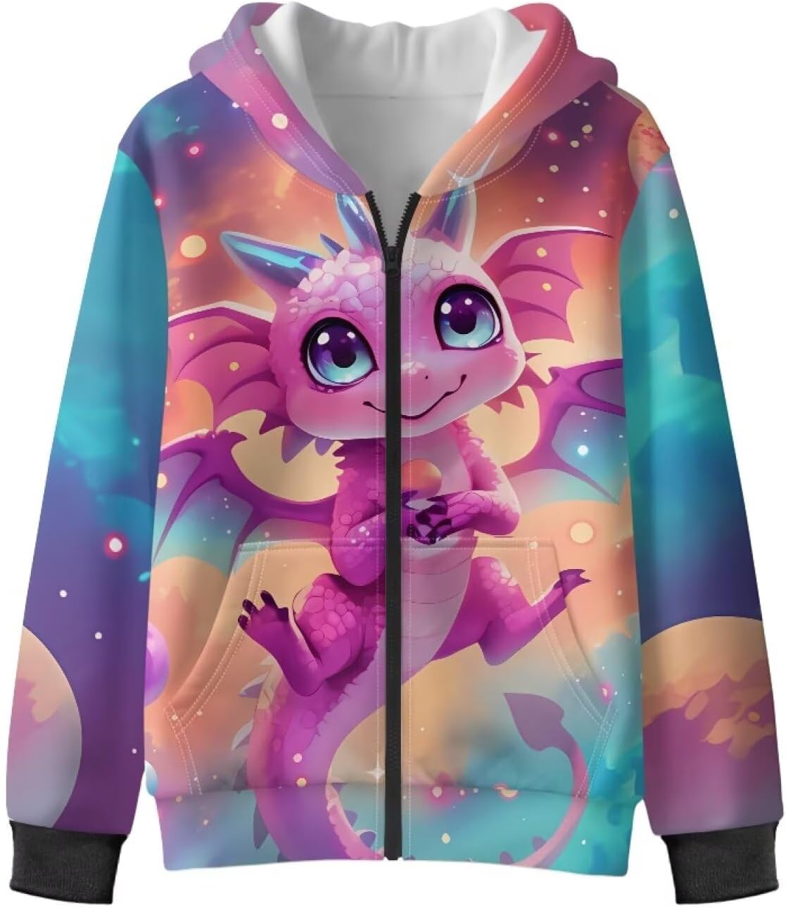 Bulopur Hoodies For Girls Fleece Lined Sweatshirt Long Sleeve Breathable Sweaters with Pockets Kids Fall Winter Outfits