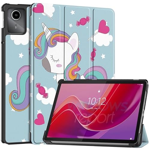Generic Compatible for Lenovo Tab M11 TB330FU (Color: Unicorn) Leather Flip Back Case