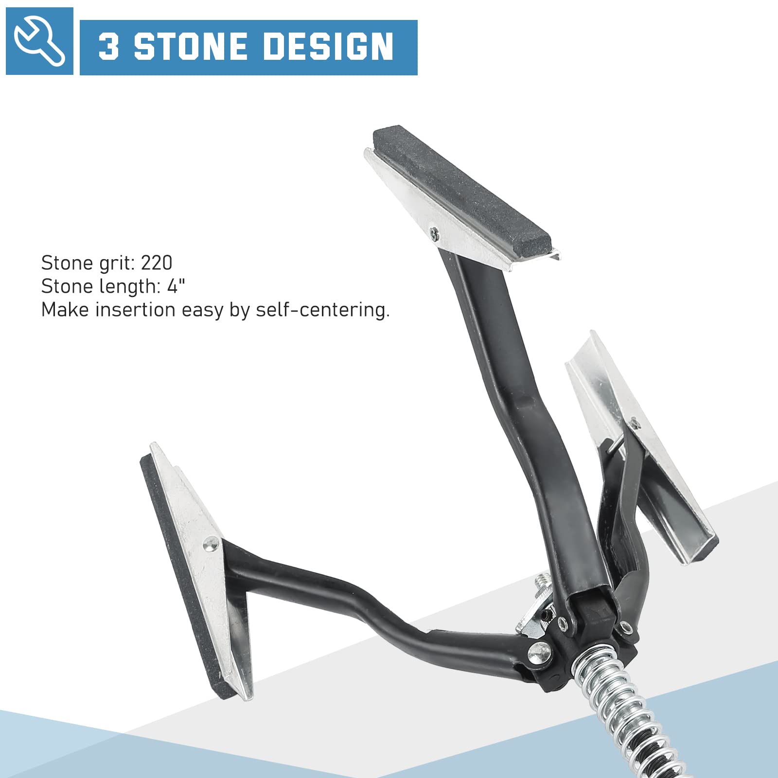 Cylinder ATPEAM Engine Cylinder Hone Tool Adjustable Deglazer Set