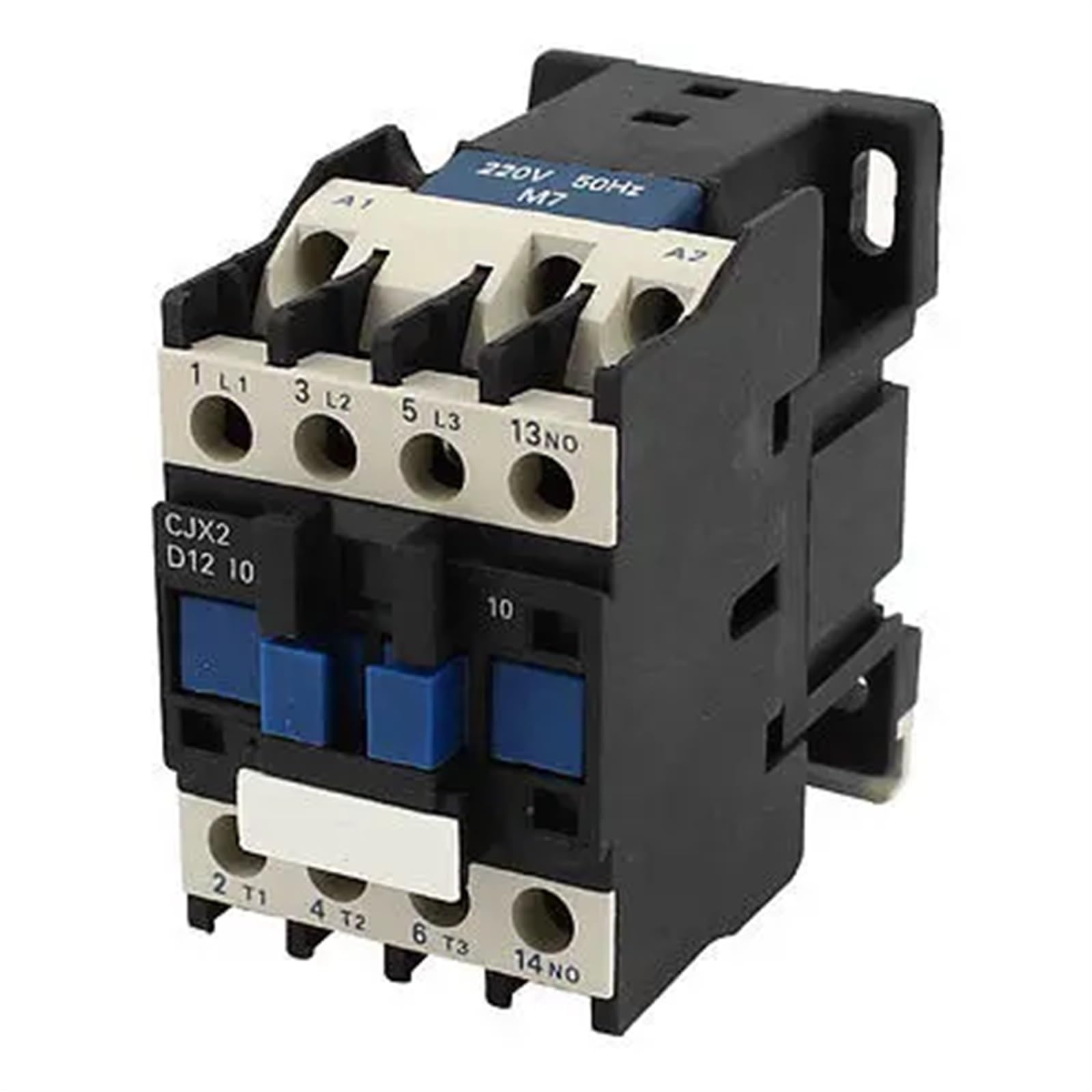 NVSFZGIYG CJX2-1210 35mm DIN Rail Screw Terminals 3-Phase Motor Power Contactor AC 220V