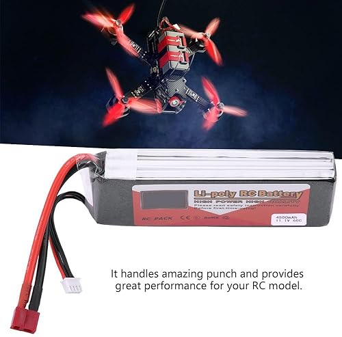 Miniatura 31 de Batería LiPo RC LiPo, batería LiPo 3S 11.1V 1300mAh 4500mAh 5500mAh LiPo Batería recargable LiPo Batería con enchufe T para camiones RC Car