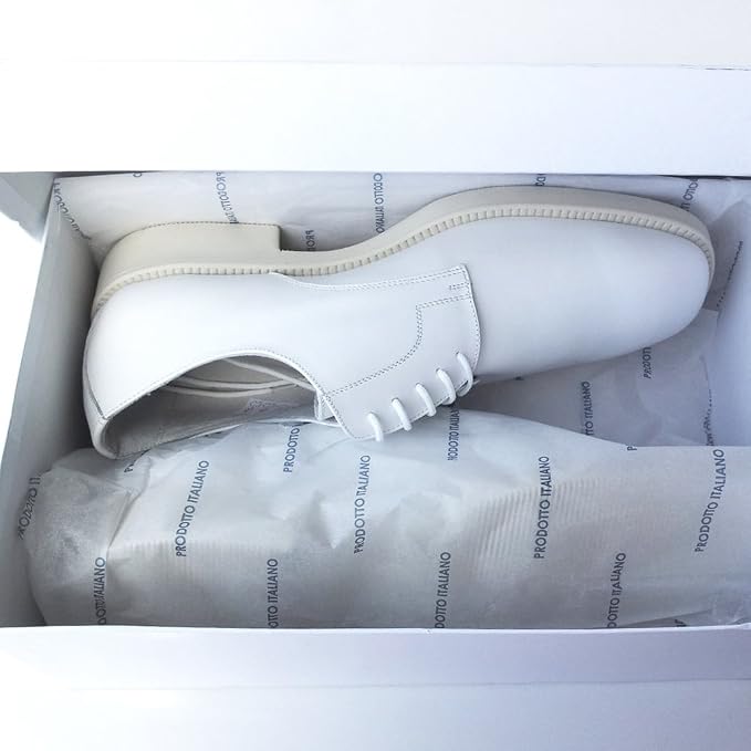 fratelliditalia.org Scarpe Bianche Marina Ufficiale Divisa Estiva Pelle  Marinaio Nave Boat : Scarpe e borse