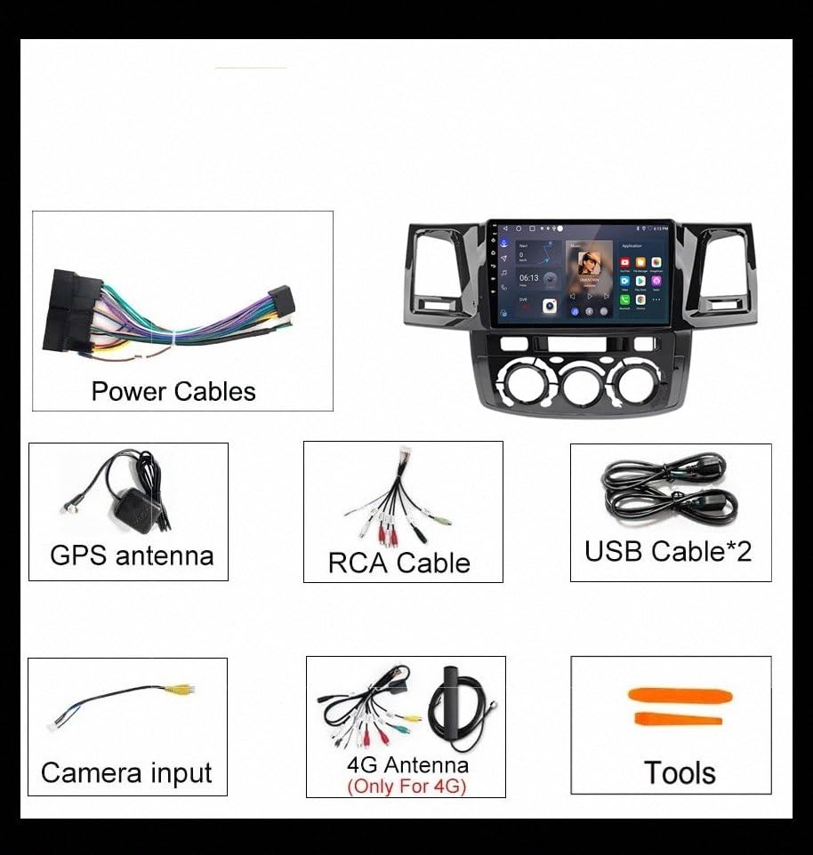 Radio de coche para actualizar Nissan Navara D40 adiós a los cables con CarPlay táctil y GPS 5