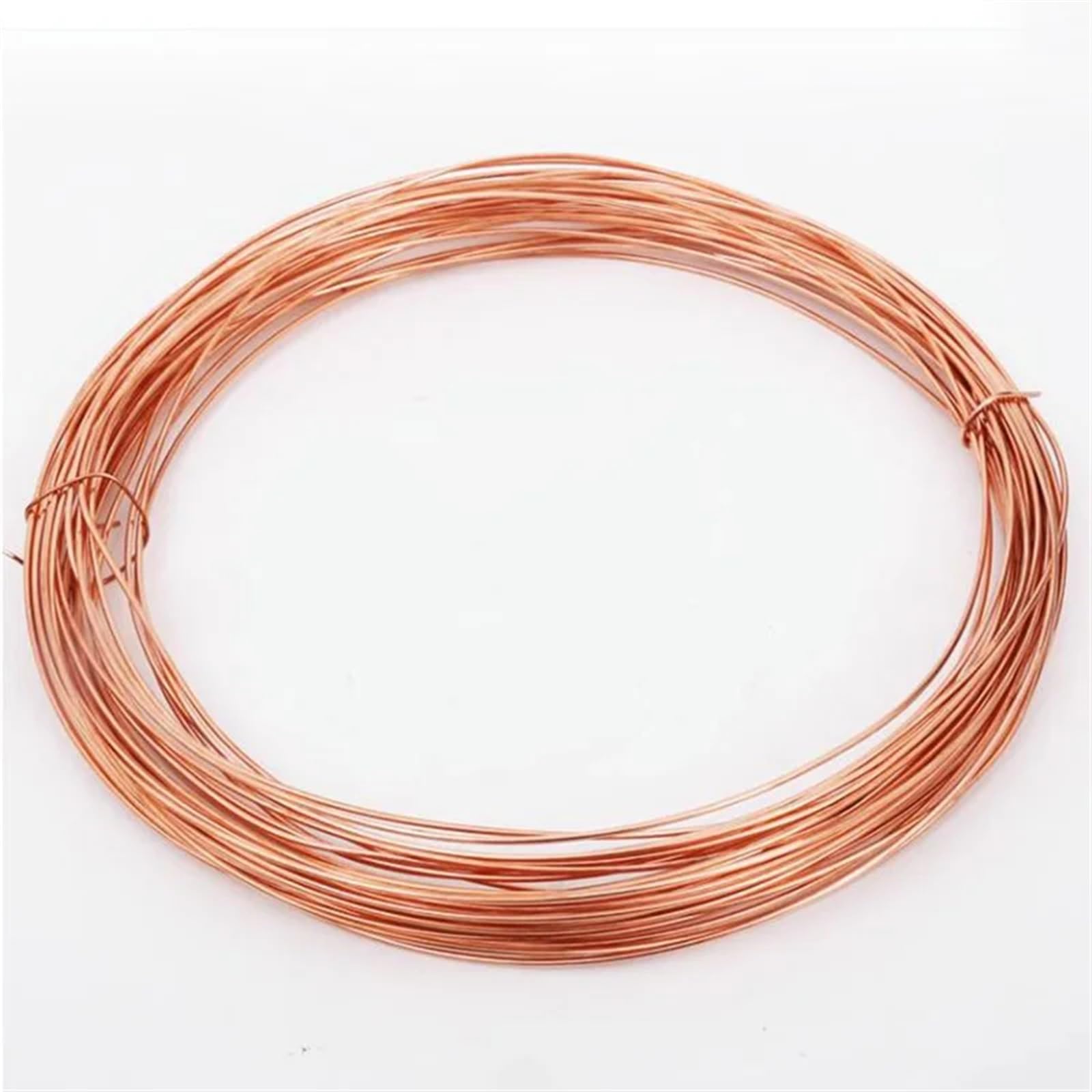 Kupferdraht 1KG/5KG Kupferdraht rund (totweich) blank ohne Lack unbeschichtet Basteldraht 0,1mm bis 3mm Copper(0.6mm 4.5KG 1pc)