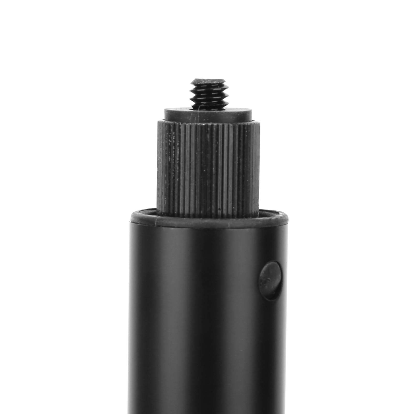 Impugnatura Bastone Selfie, Bastone Selfie Nero Antiscivolo, Lega di Alluminio Resistente + plastica + Gomma Resistente per Selfie da Viaggio riprese all'aperto