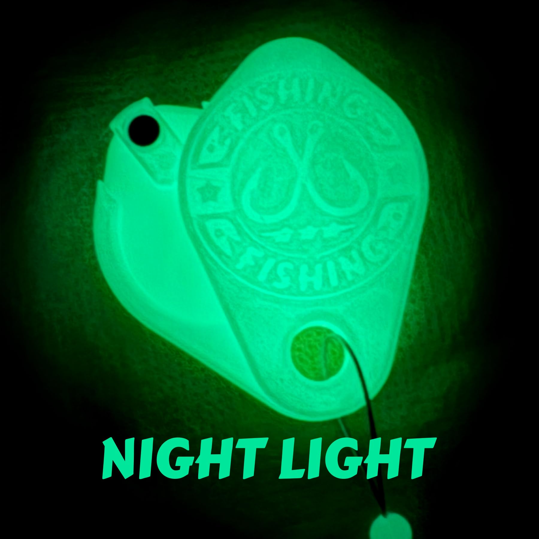 CIATLLLAIT 3PCS Fishing Knot Tying Tool Glow-in-Dark Ice Fish Hooks Cool Gadgets for Fishermen Accessories for Beginner Anglers