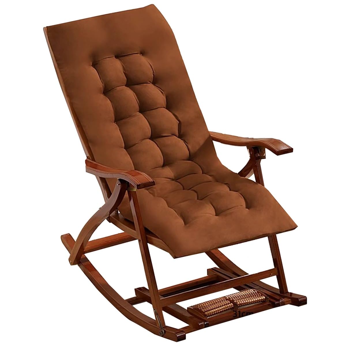 Fauteuil pliable rembourré à bascule contre la fatigue du dos