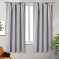 Vista 201 de Cortina opaca BGment con hueco por el que pasa la barra, 2 paneles