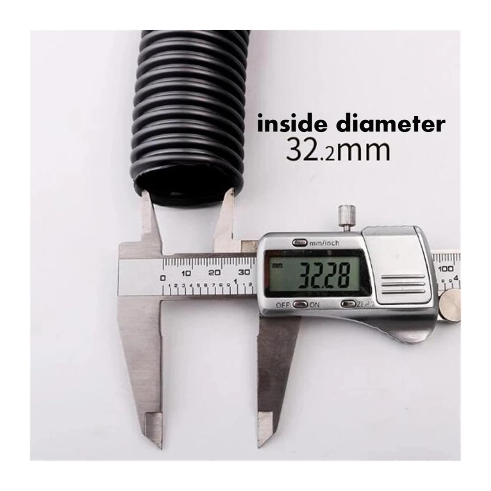2M-10M Diametro Interno 32mm Diametro Esterno 39mm EVA Flessibile Estensibile For Aspirapolvere For Auto Domestici Nero Grigio, Tubo Di Prolunga(Black-3m)