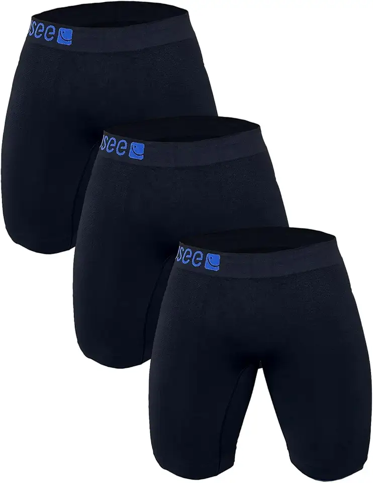 Kit 3 Bermudas Térmicas Sem Costura Usee Brasil – Microfibra Premium, Anti-Assadura, Compressão e Conforto para Treinos e Academia