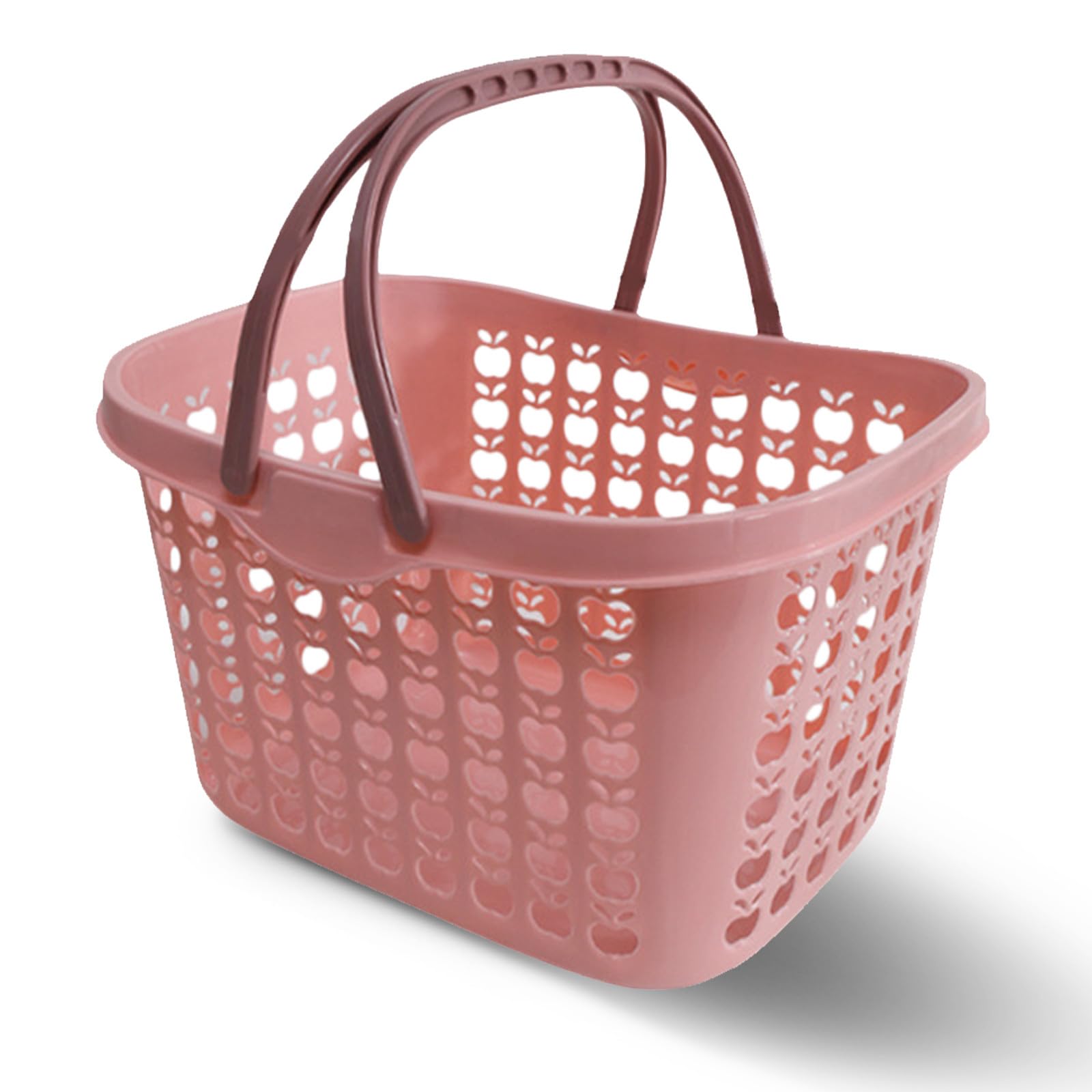 Panier à provisions en plastique moyen pour rangement de cuisine