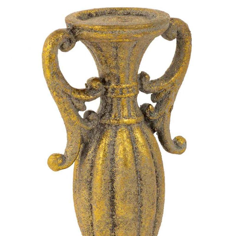 Candelabra De Resin Dorado, Multicolour - Image 4