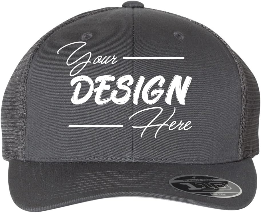 INK STITCH 110m Unisex Custom Embroidery Add Logo Tects Stretch Fit Back Trucker Caps