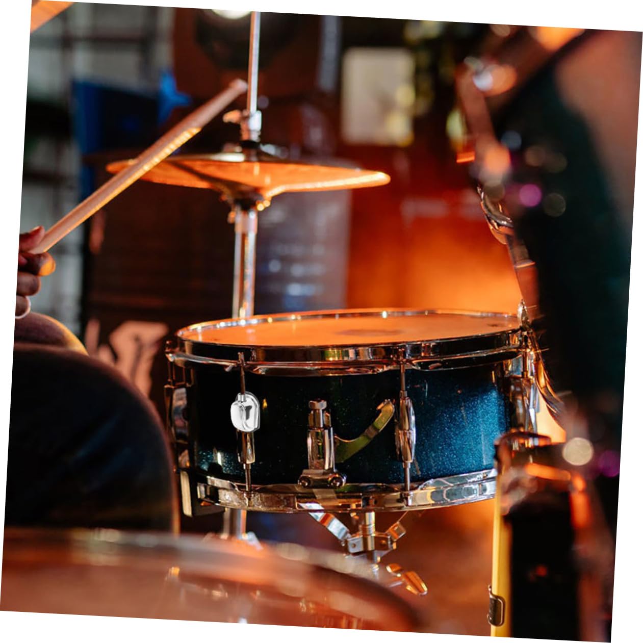BESTonZON 12pezzi Drum Lug Metallo Per Strumenti Musicali Accessori Sostituzione Per Batteria Compatibile Con Vari Tipi Di Rullante e Grancassa Alta Durabilità e Design Semplice