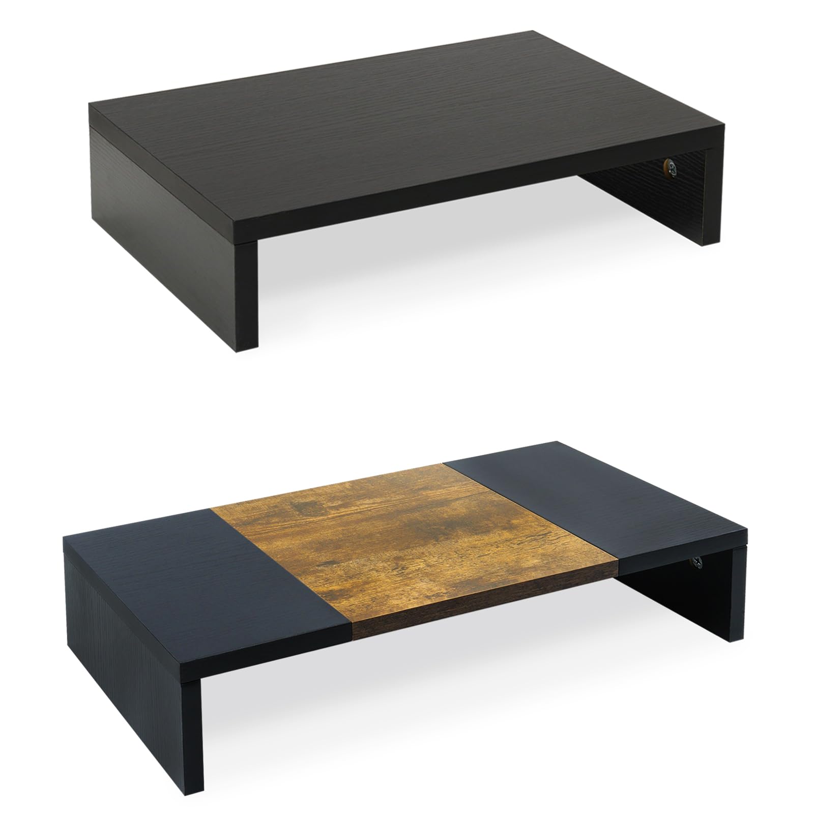 TEAMIX 20 Inch and 14.2 inch Desktop Monitor Stand Riser Printer Stand for Desk Organizer.