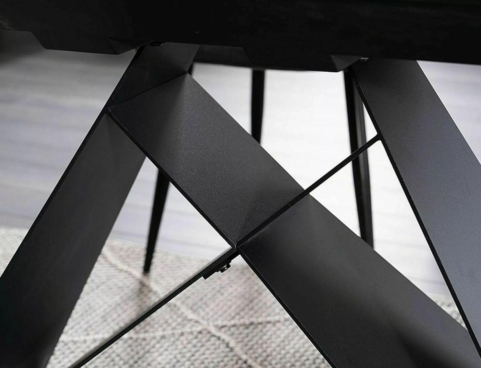 Deconation Table Extensible en Céramique - Gamme Westin SC - 120 à 160 Cm - Blanc
