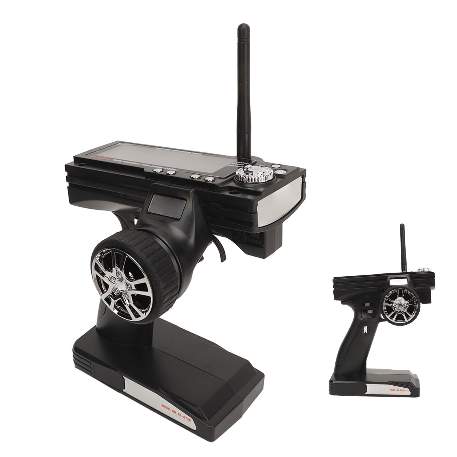 Haofy Receptor Transmisor RC de Alto Rendimiento de 3 Canales de 2,4 GHz para Pantalla LCD de Barco de Coche RC para Aficionados