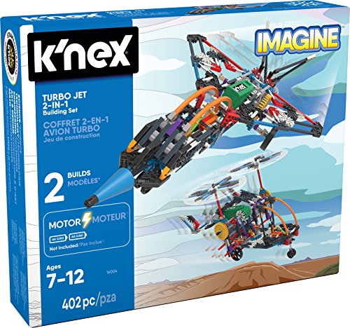 K’NEX – Turbo Jet – 2-in-1 Building Set – 402 Pieces – Ages