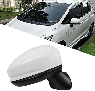 Passenger Side Mirror Fit for 2015 2016 2017 HONDA FIT JAZZ Side View Mirrors Car Rear View Mirrors Accessories Side Mirror Replacement Without Turn Light, Without Electric Folding