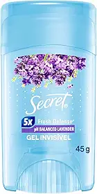 Desodorante em Gel Antitranspirante Secret Aroma de Lavanda com pH Balanceado 45g
