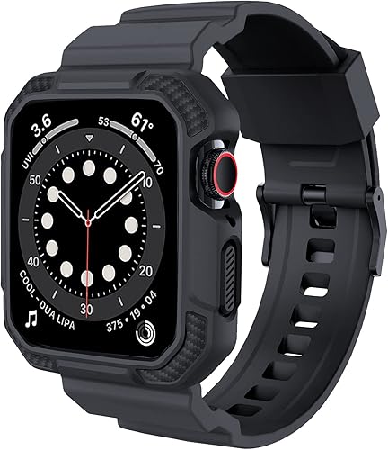 Orobay compatible con Apple Watch Band de 45 mm 44 mm 42 mm, correa resistente a los golpes para iWatch SE Series 7 6 5 4 3 2 1 45 mm 44 mm 42 mm