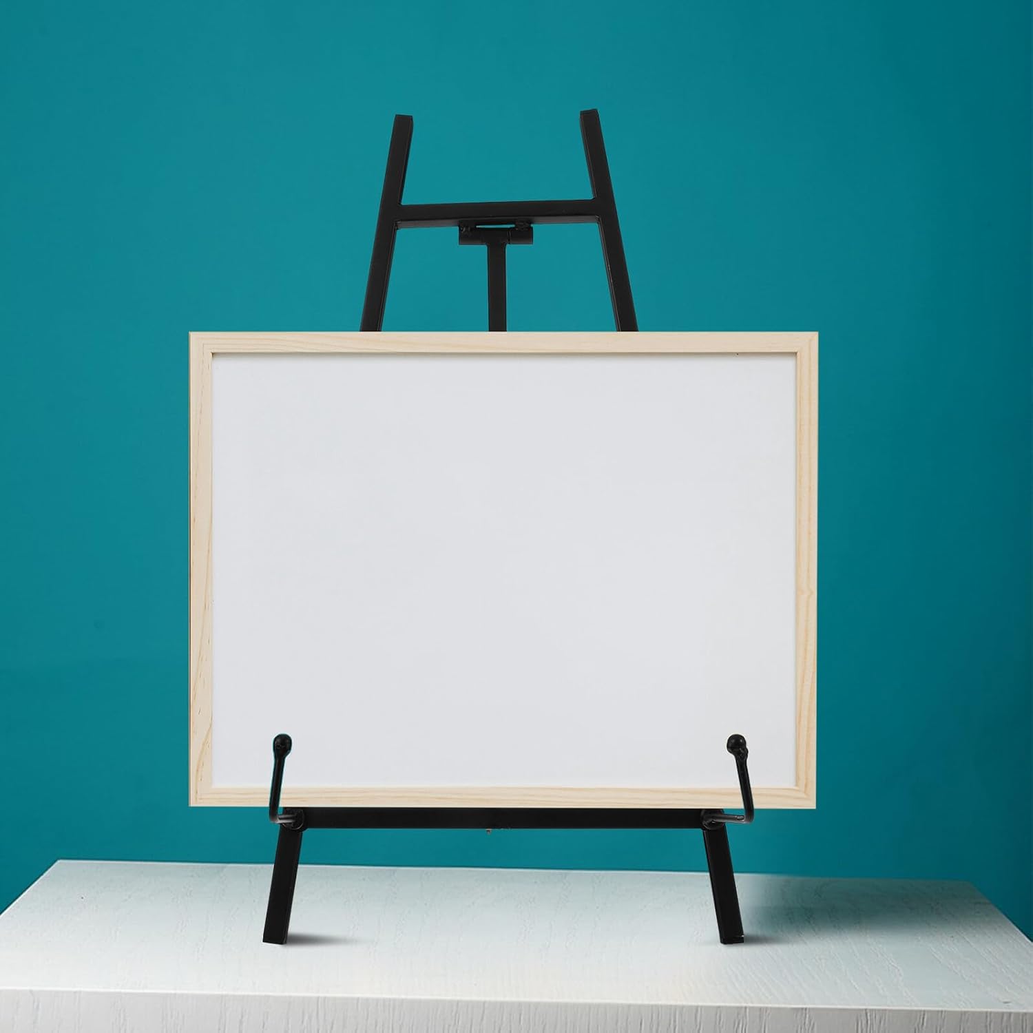 Portable Metal Easel Stand Display Tripod for Wedding Signs Artworks Photos Versatile Compact Photo Holder for Home Decor and Gallery Use