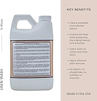 Vista 3 de Le Blanc® White Flowers Linen Wash® - Limpiador de ropa de lujo para ropa de cama y mesa, 64 onzas (paquete de 1)
