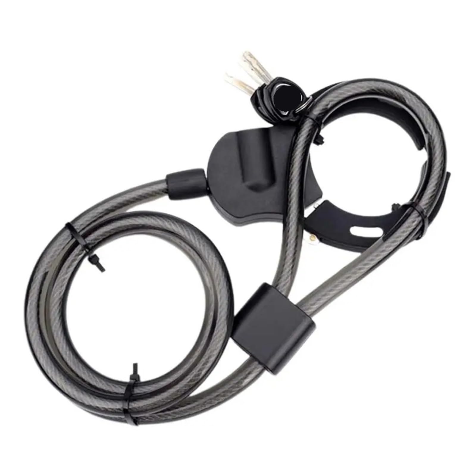 Motorcycle Handlebar Lock Motorcycle Chain Lock Scooter Anti-Theft Handcuff Coiled Waterproof Combination Motorbike Lock Security