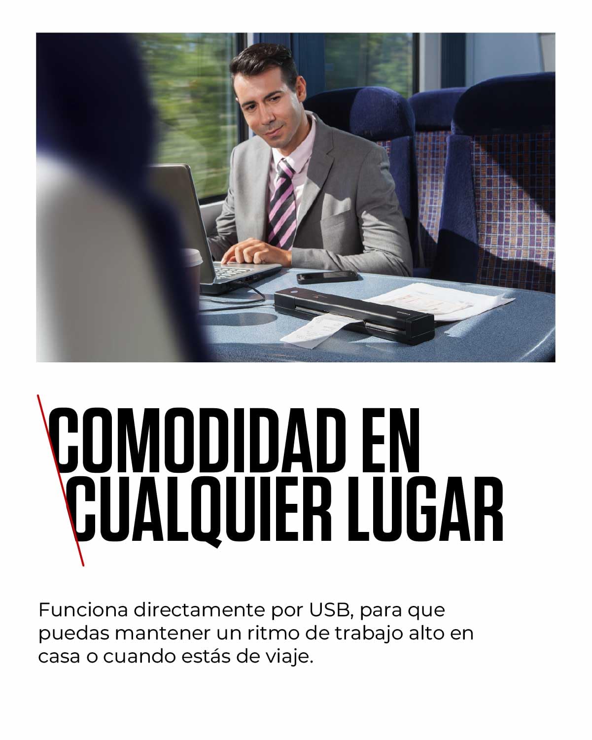 Canon imageFORMULA P-208II Escáner Portátil Doble Cara USB Alimentador 10 Hojas