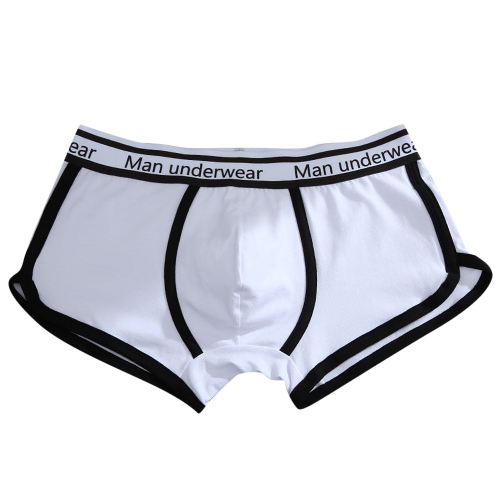 Mens Boxers Soft Stretch Sleep Seamless Underwear Breathable Letter Print Quick Dry Shorts Daily Wear Soft Panties