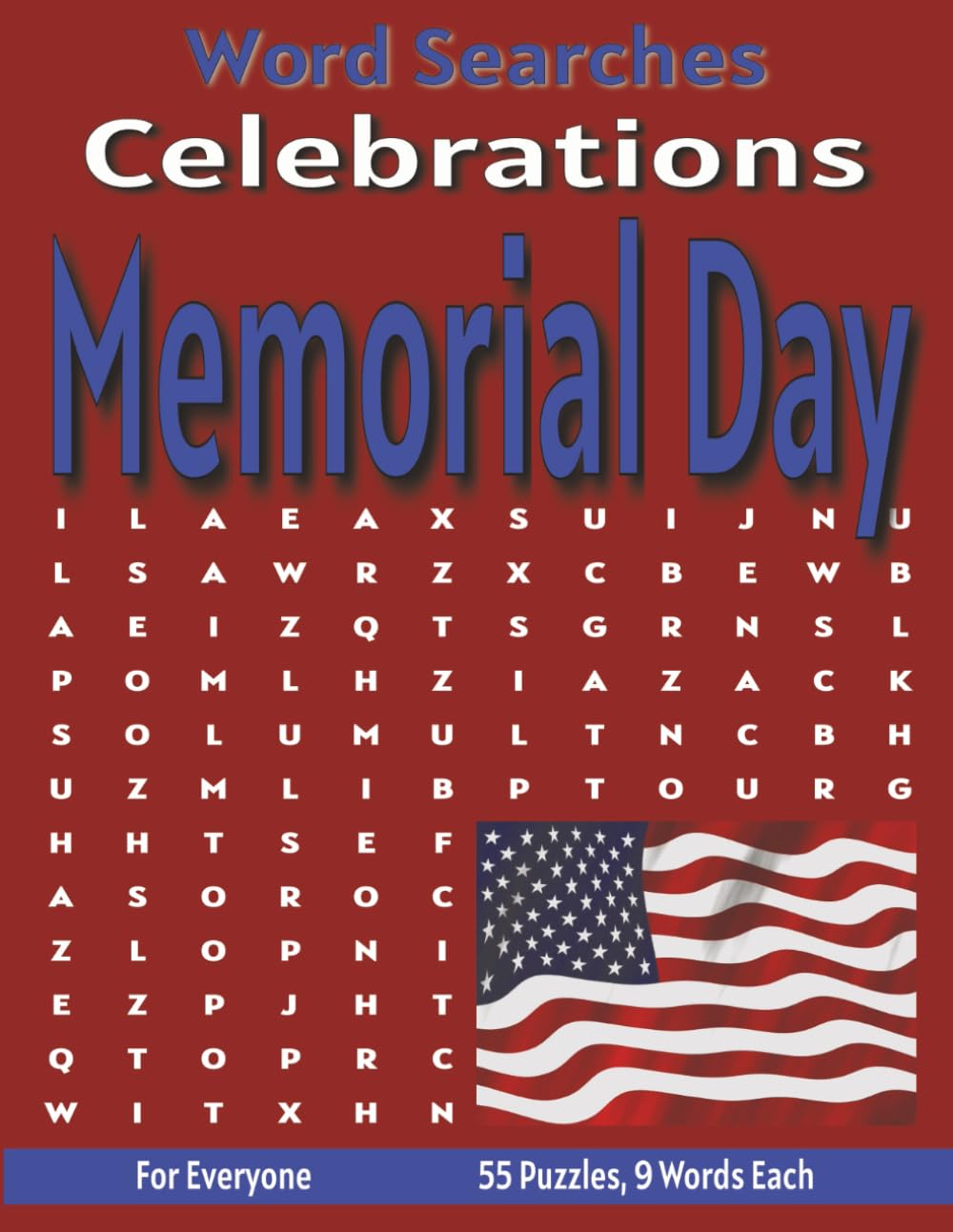 Memorial Day - Word Search Puzzles: Screen-Free Puzzles for Mental Fitness, Relaxation and Fun (Word Search Celebrations)