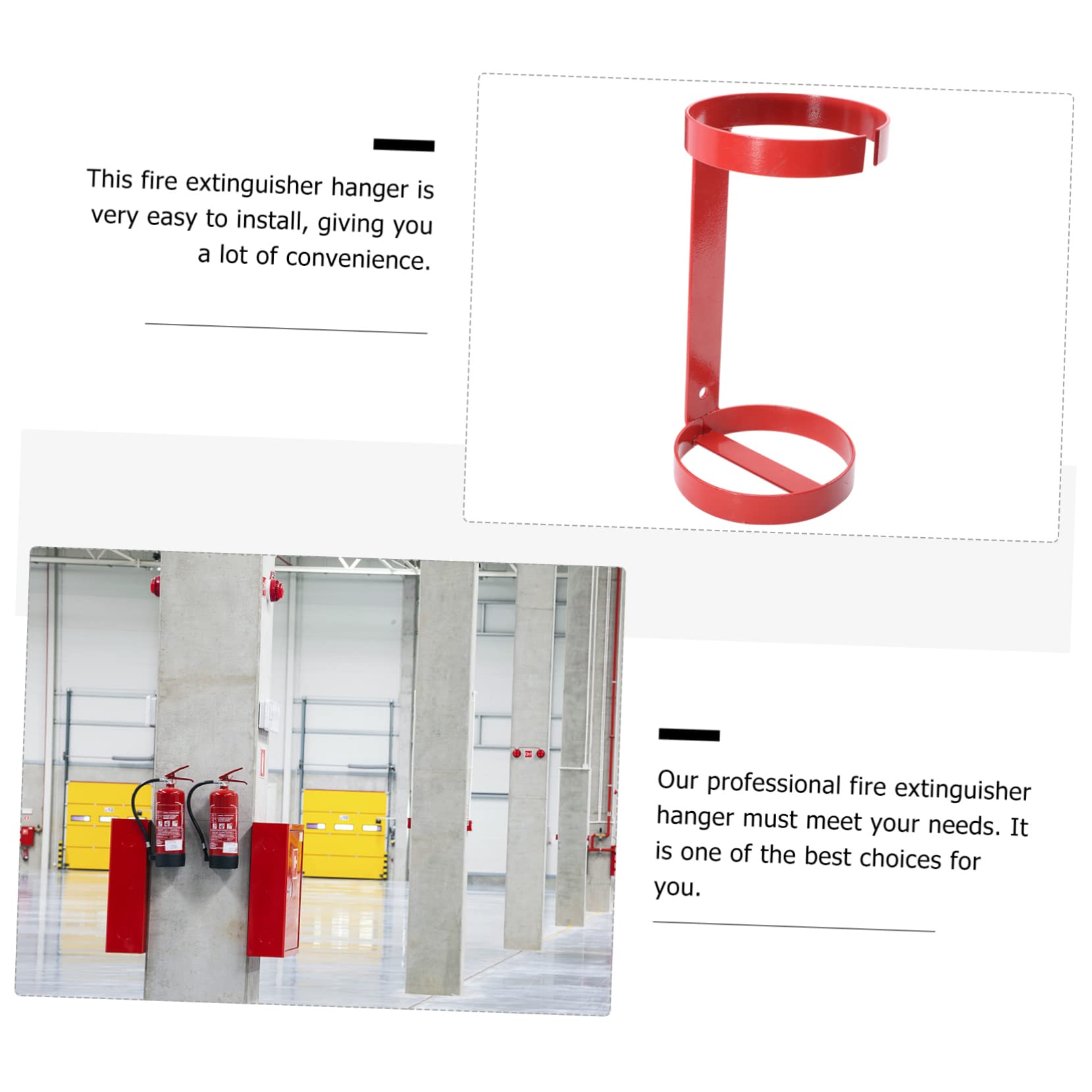Estante Para Extintores De Hierro Soporte De Pared Para Extintor Colgador Para Extintor Para Oficinas