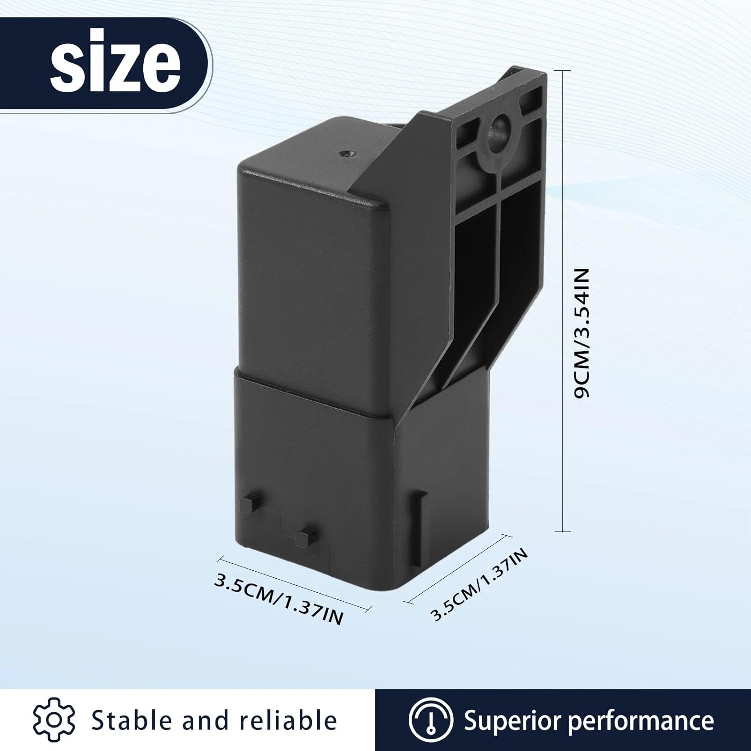 9640469680 Glow Plug Control Unit Relay, for Citroen Diesel 51299080A 12V 8-Pins Black Glow Plug Relay Control Unit Glow Plug