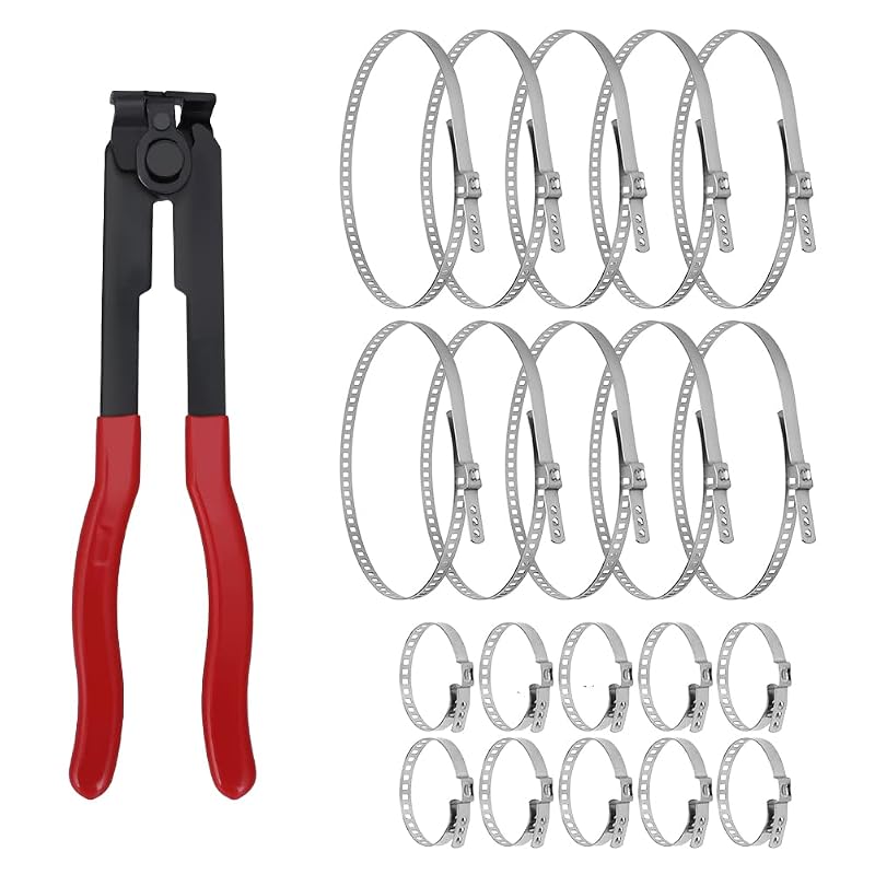 Alicate para Abraçadeiras de Coifa de Homocinética Alpha Rider com 20 Abraçadeiras