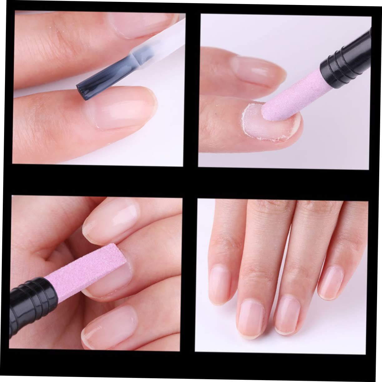 Healeved 15pezzi Penna Pietra Pomice Doppia Testa Per Rimozione Cuticole e Limatura Unghie Strumento Manicure Sicuro e Riutilizzabile Per Unghie e Pulite