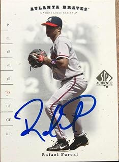 Rafael Furcal Autographed 2001 SP Authentic #47