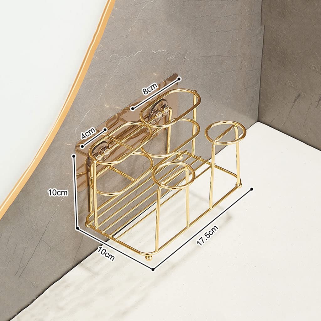 Soporte Para Cepillo De Dientes Montado En La Pare Soporte de cepillo de dientes montado en la pared con fregadero for almacenar pasta de dientes, cepillo de dientes, limpiador facial, soporte de cepi