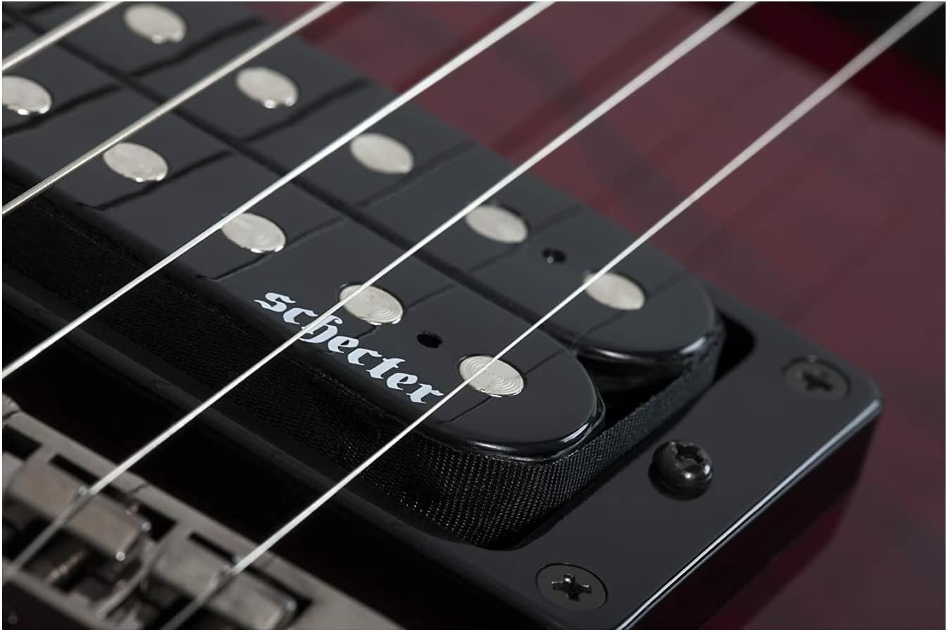 Schecter Omen Extreme-7 Electric Guitar - Black Cherry