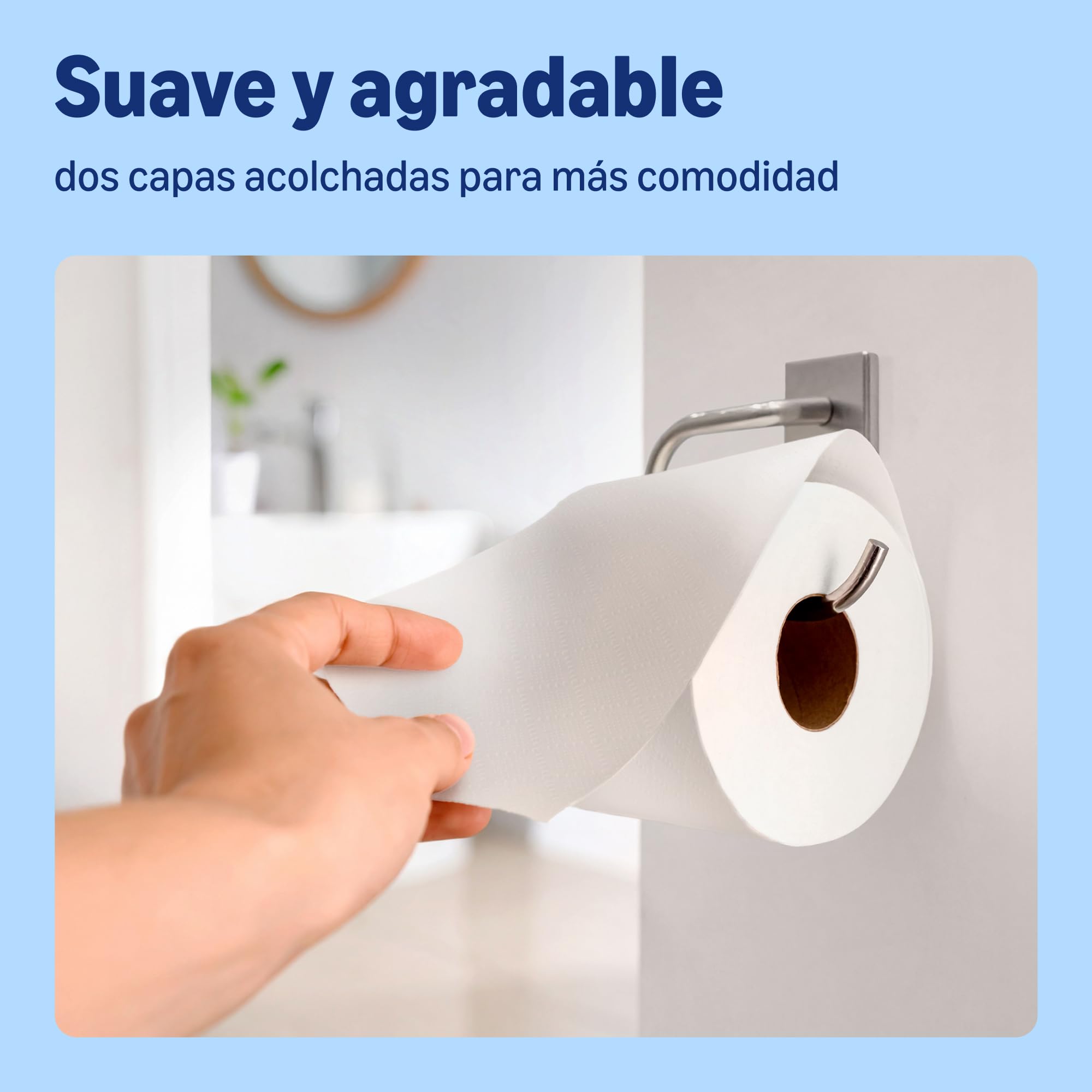 by Amazon Papel higiénico (Maxi Roll), acolchado de 2 capas, suave y delicado, 4 rollos (1 paquete de 4), 500 desgarros por rollo, certificado FSC