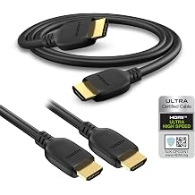 BRENDAZ 8K HDMI to HDMI Cable 2.1, 48Gbps Ultra High-Speed HDMI Cord Compatible with PlayStation 5 4 3, TV, Monitor, BDP-S3700, BDP-S1700, BDP-S6700 4K Blu-ray Disc Player, PS5, PS4, Xbox. 6-Feet