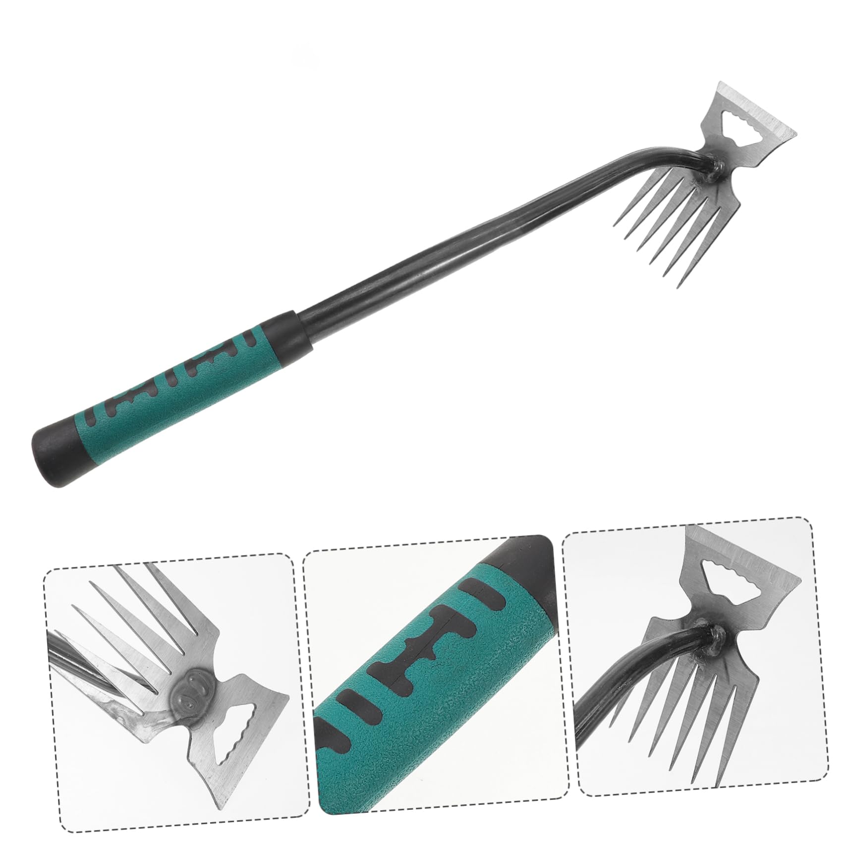 Toddmomy 3 Piezas Extractor de Malezas Manual de Inoxidable Herramienta de Jardinería para Principiantes Deshierbe y Ergonomía para Caminos