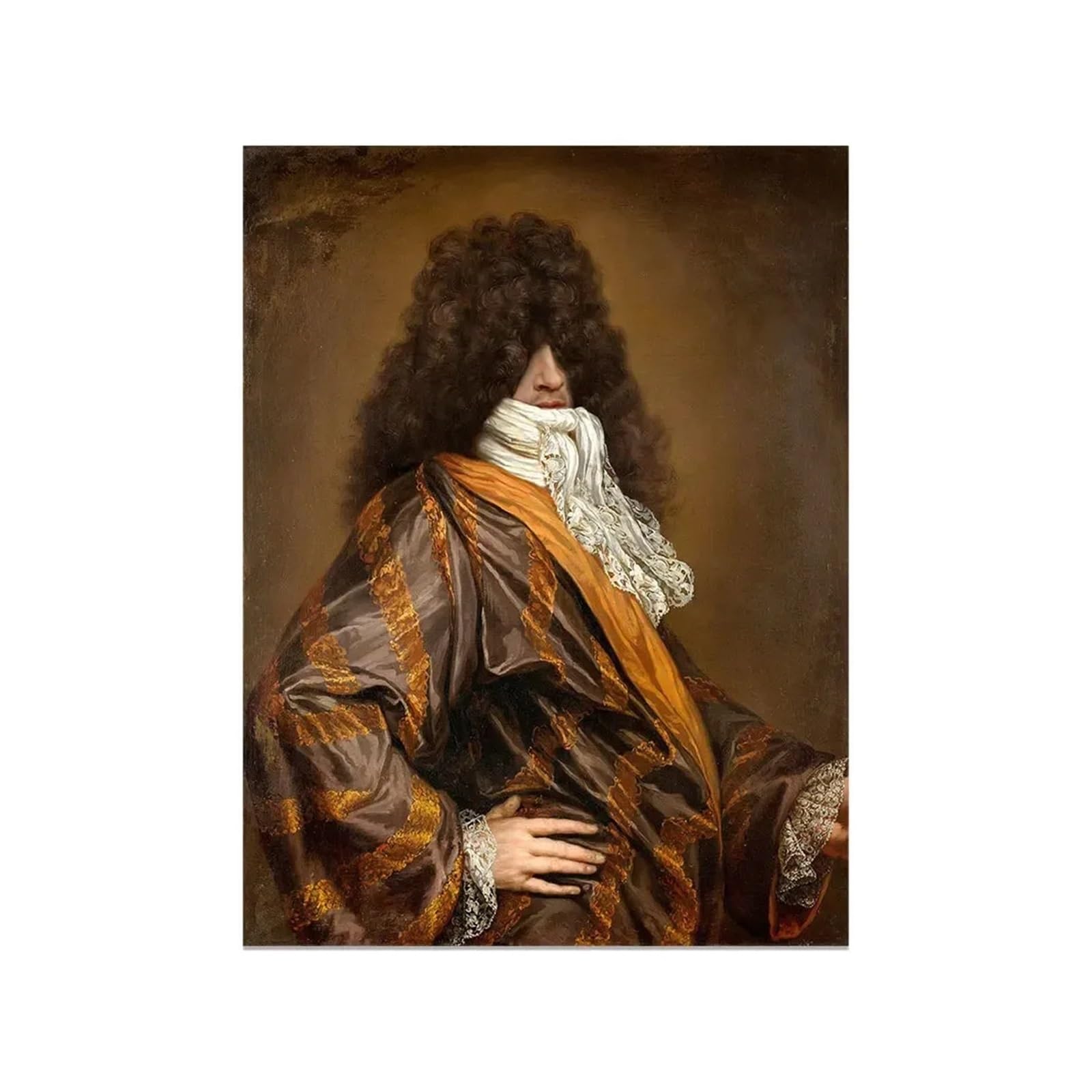 Peinture médiévale italienne détournée : l'affiche d'art vintage drôle qui fait sourire