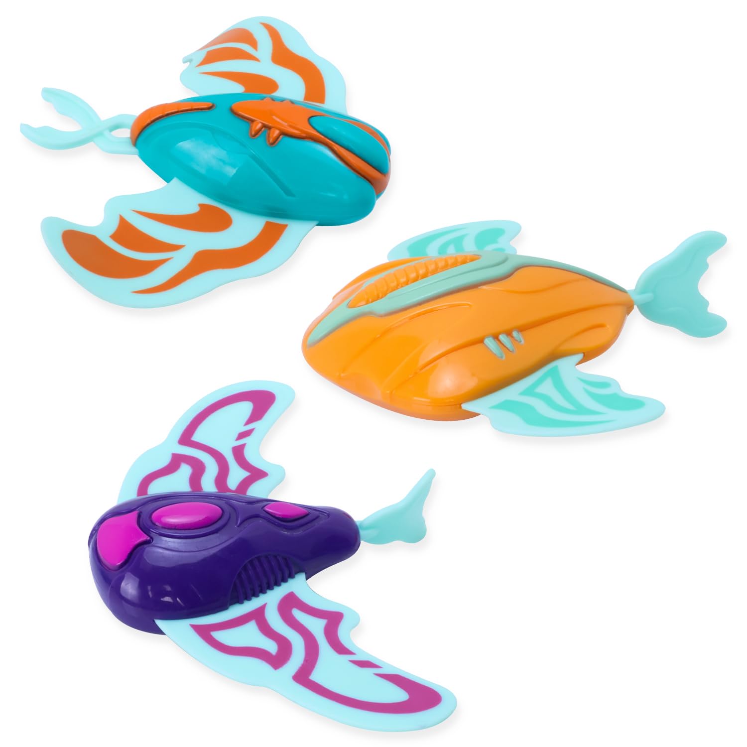 TOPWAYS Pool Diving Toy Set 3 Diving Power Devilfish Diving Torpedoes Swimming Underwater Pool Training Toys Diving Games Training Children's Gifts (Power Devilfish)