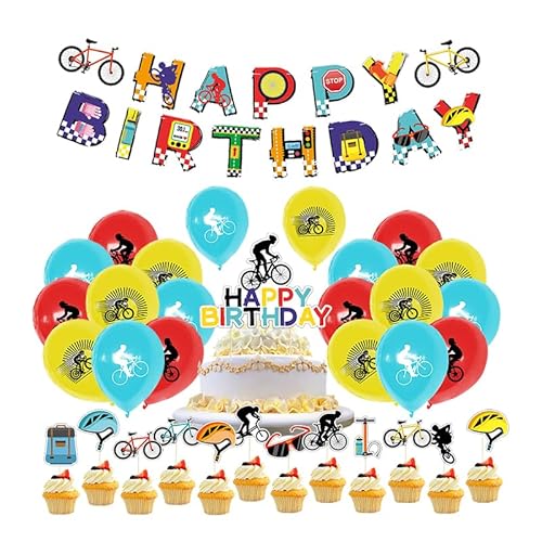 Compleanno Decorazione Ciclismo Festa Compleanno Cycling Deco Per Compleanno Bicicletta Palloncini Compleanno Bici Palloncino Elio Compleanno Bicycle Topper Torta Bike Festone Per Compleanno