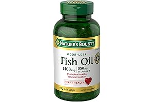 Nature's Fish Oil 1400 mg: Heart & Vascular Support
