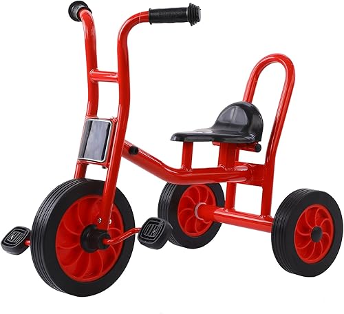 Triciciclo para niños de 2 años + , triciclo de 3 ruedas con ruedas grandes, equipo de juego para niños al aire libre para preescolar, guardería,