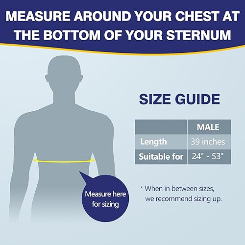 Miniatura 2 de Cozyhealth Cinturón de sujeción universal para lesiones de costillas, cinturón de soporte universal para mujeres para hematomas, protección de