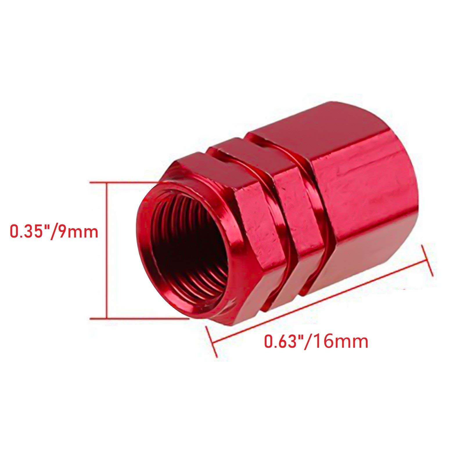 Amazon.com: x xotic tech Tire Valve Stem Caps, Anodized Aluminum