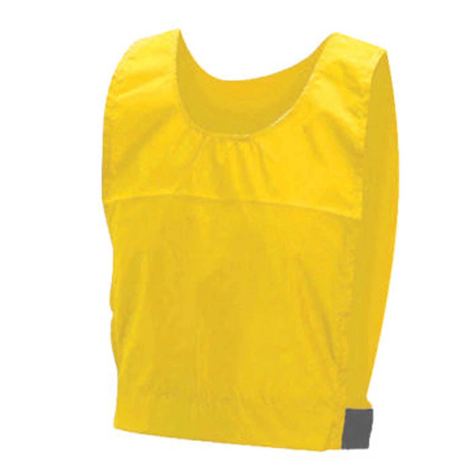 Sufiah Pack of 10 Sports Training Bibs Soccer Team Rugby Match Outdoor Sports Kit Kids Adults Netball Shirt (10x YELLOW, S)