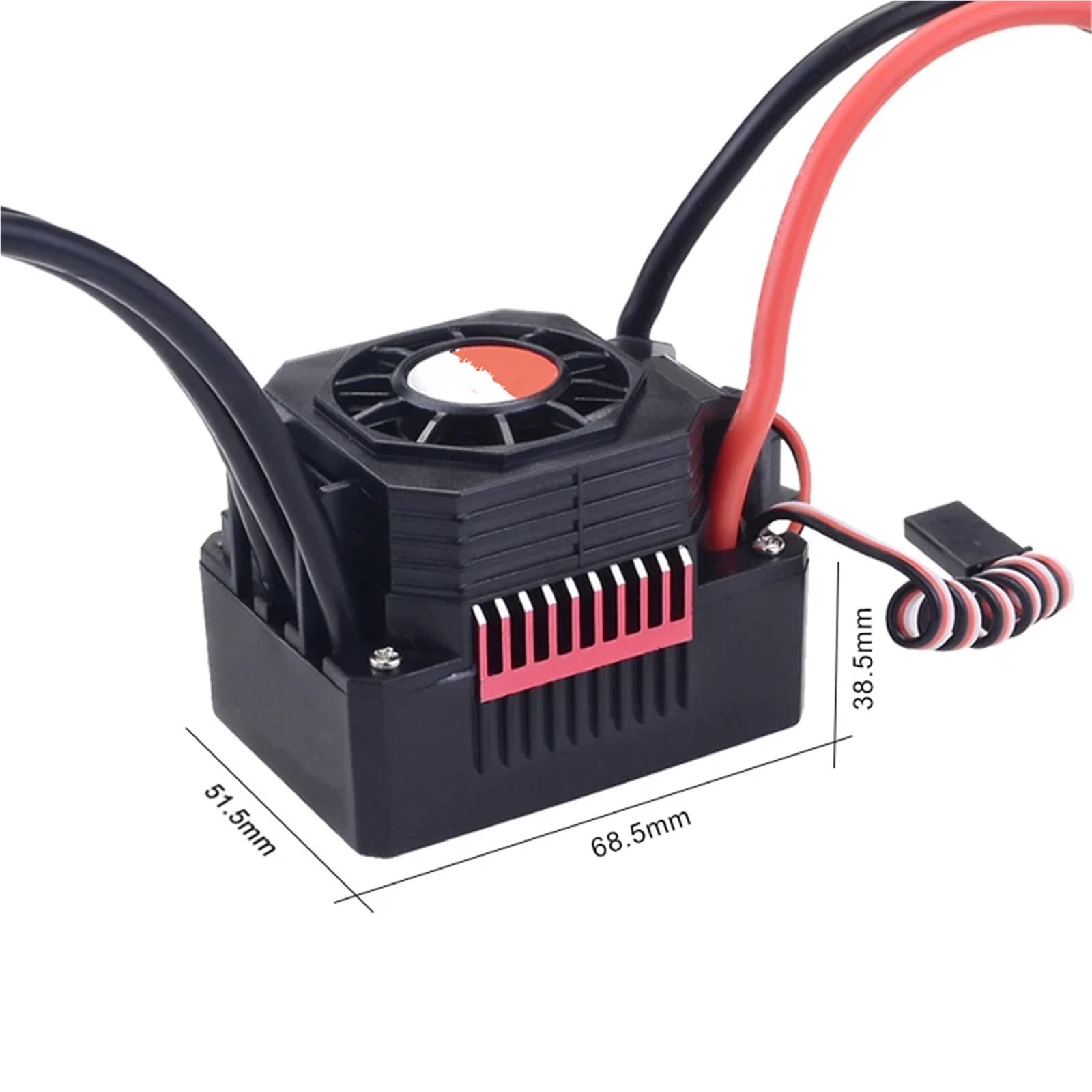 RC Bürsten Regler Für Hobby KK 1/10 1/8 80A Wasserdicht ESC Bürstenlosen Motor Elektro Speed ​​Controller RC Auto Power 3670 Modell Zubehör Geändert